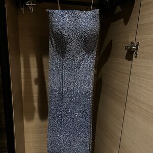 Beaded Strapless Tube Dress